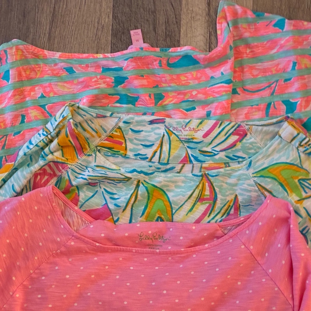 Three Lilly Pulitzer Cotton Dresses